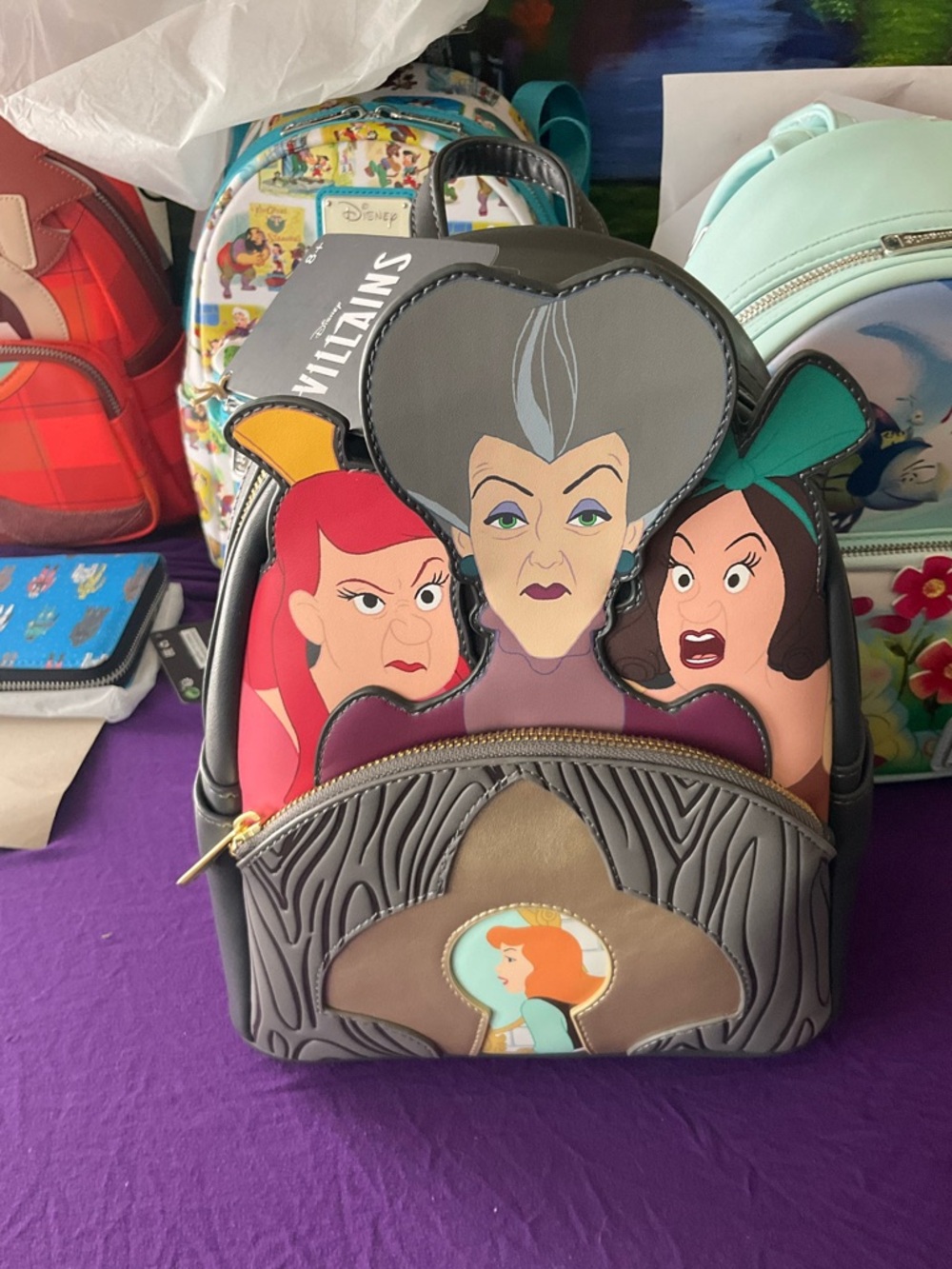 Disney Loungefly Villains Cinderella Stepmother Backpack